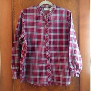 Vintage Blair blue and red flannel